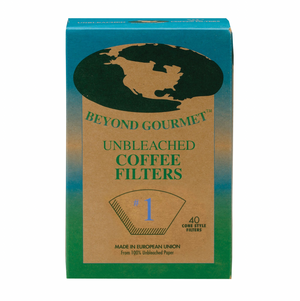 Beyond Gourmet Disposable Cone Coffee Filter, 1 Cup