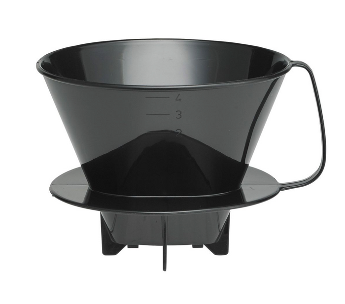 Fino Pour-Over Coffee Brewing Filter Cone, Number 4-Size