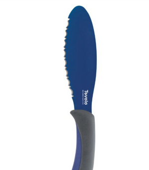 5.5" COMFORT GRIP BAGEL KNIFE - DEEP INDIGO