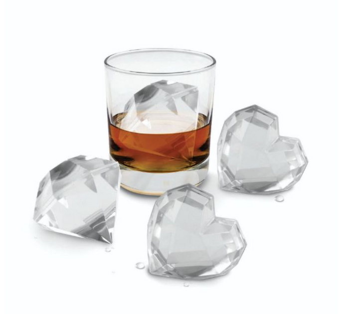 CELEBRATION ICE MOLDS (S/4) - HEART, DIAMOND