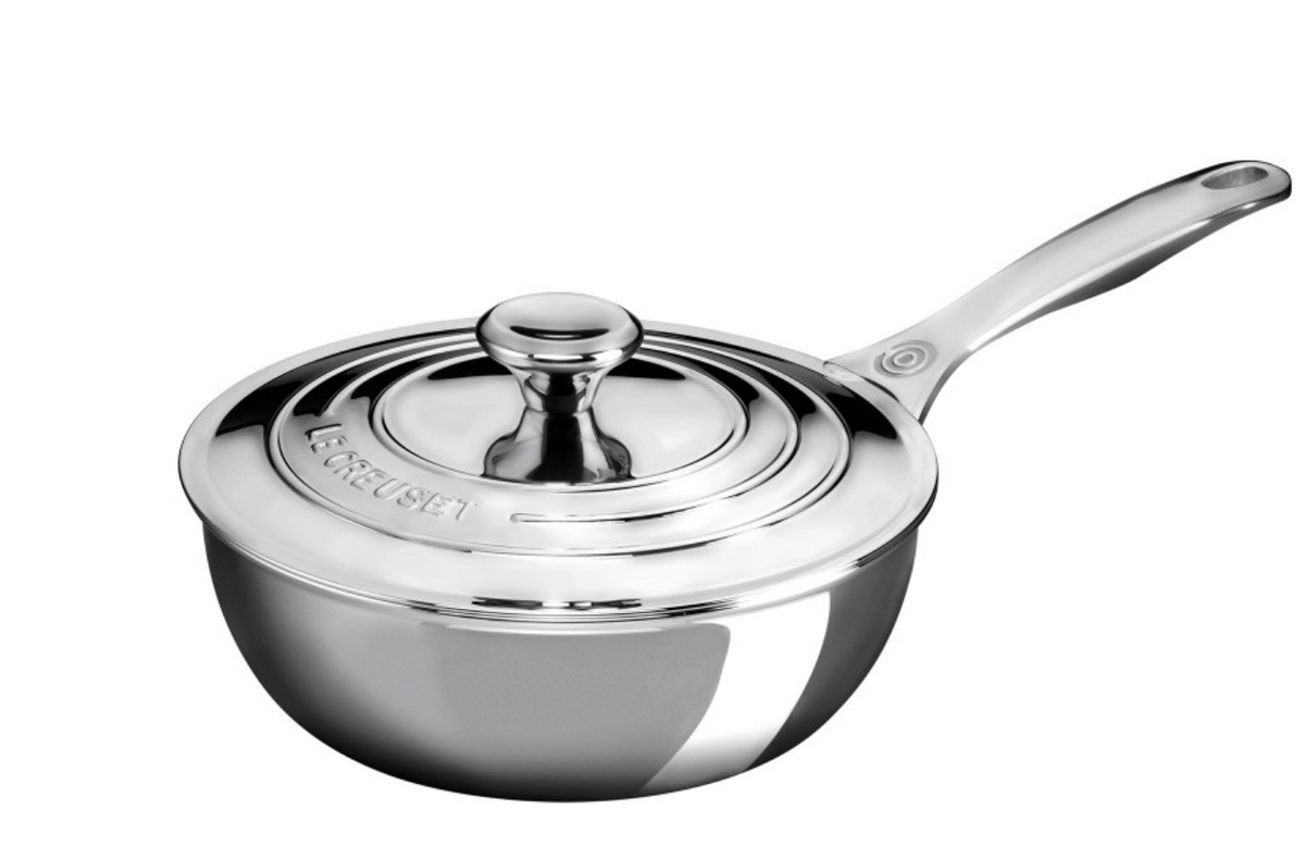 Le Creuset STAINLESS STEEL SAUCIER PAN – i Leoni