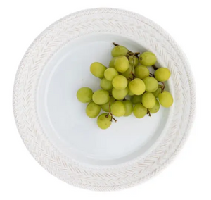 Juliska Le Panier Melamine Dessert/Salad Plate - Whitewash
