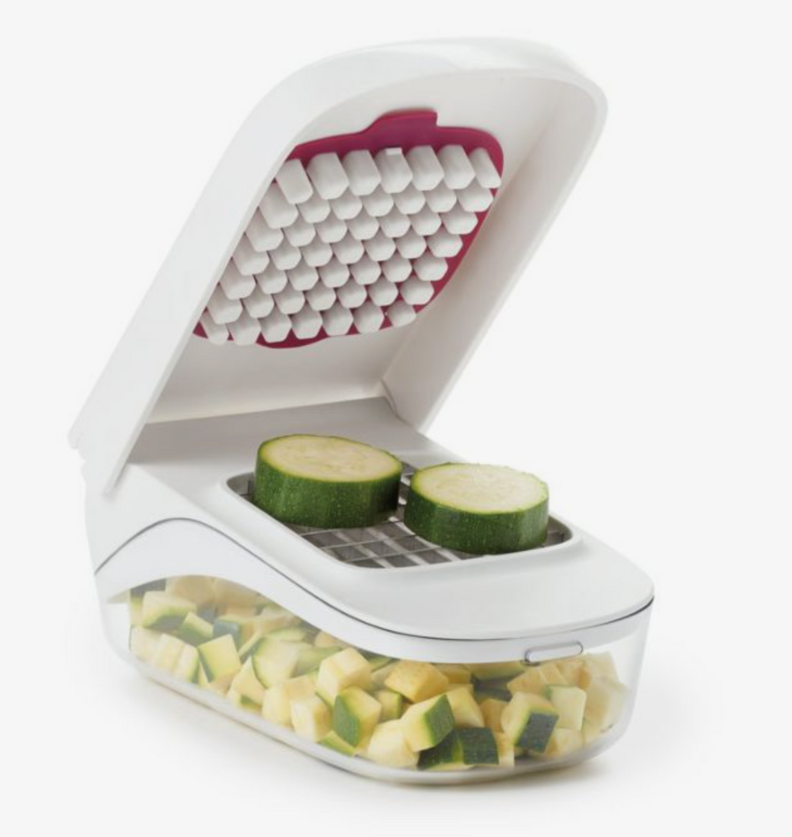  OXO Good Grips Vegetable and Onion Chopper with Easy Pour  Opening White: Home & Kitchen
