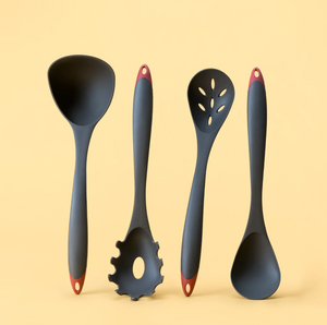 Cuisipro Black Fiberglass Slotted Spoon