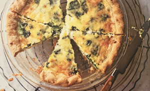 Sarabeth Levin's Spinach-Gruyère Quiche with Parmesan-Pepper Crust
