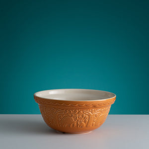 In the Forest Mixing Bowl Bear / Ochre / 9.75"