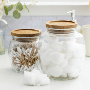 Storage Jar with Acacia Wooden Lid