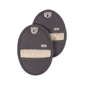 Rooted Pot Grabbers - Set of 2 - Charcoal