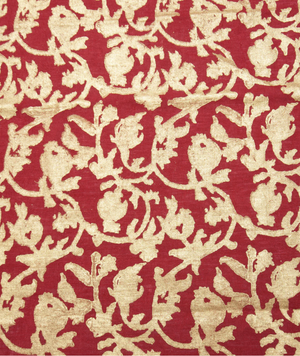 French Tablecloth Saint-Rémy d'Or et Rouge 71X71"