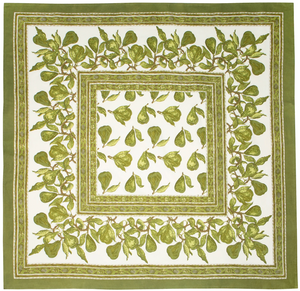 Couleur Nature French Tablecloth Orchard Pear Green 59 X 86"