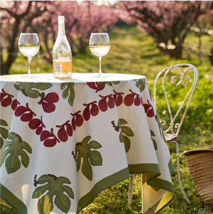 Couleur Nature French Tablecloth Fig 71 X 106"
