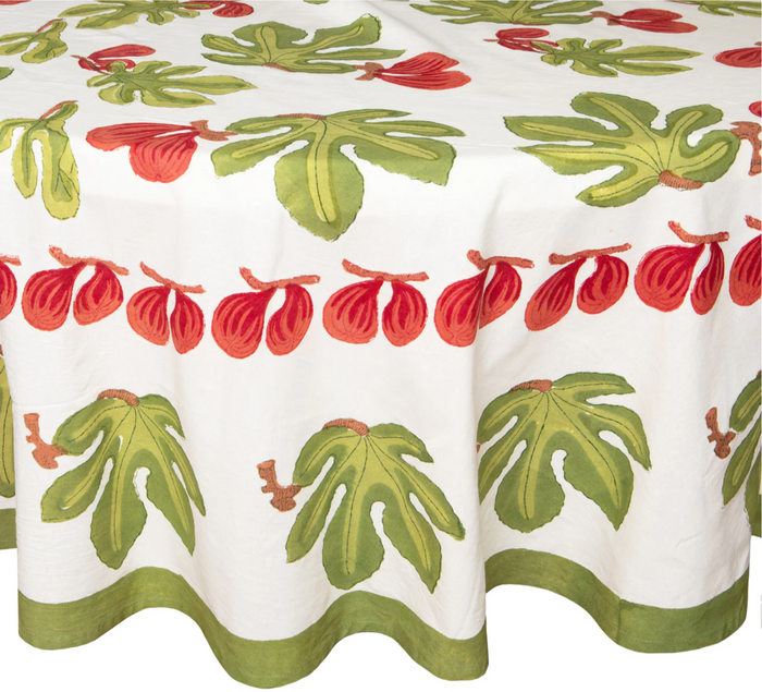 Couleur Nature French Tablecloth Fig 71 X 106"
