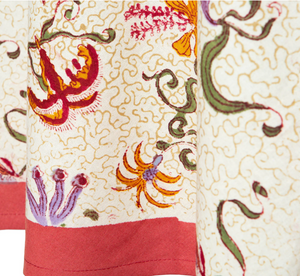 Couleur Nature French Tablecloth Fleur des Indes 71x128