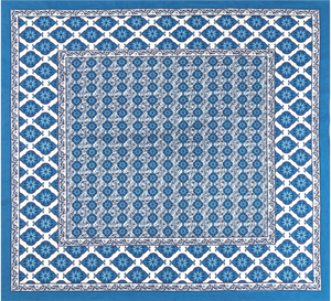 Azulejo Blue Tablecloth 71x106