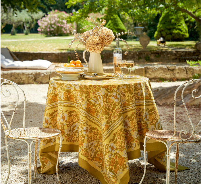 Couleur Nature French Tablecloth Jardin 71x71
