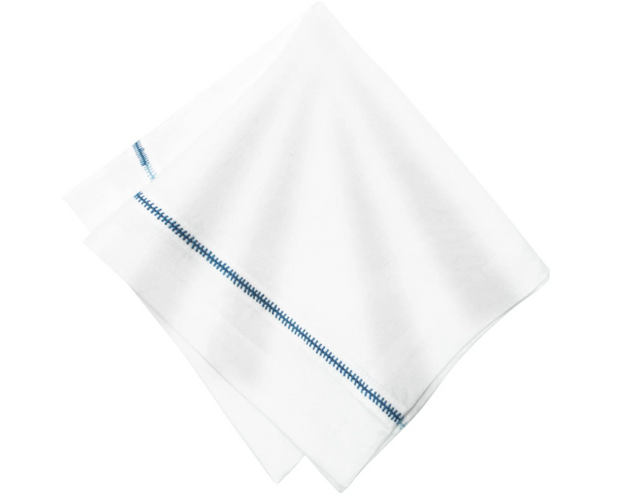 Couleur Nature Embroidery Napkins White