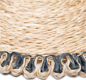 Couleur Nature Loopy Abaca Natural & Navy
