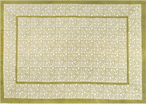 Couleur Nature French Tablecloth Meadows Vert 71x128