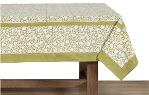 Couleur Nature French Tablecloth Meadows Vert 59x86