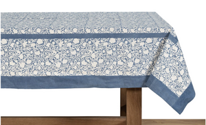 Couleur Nature French Tablecloth Meadows Bleu 71x106