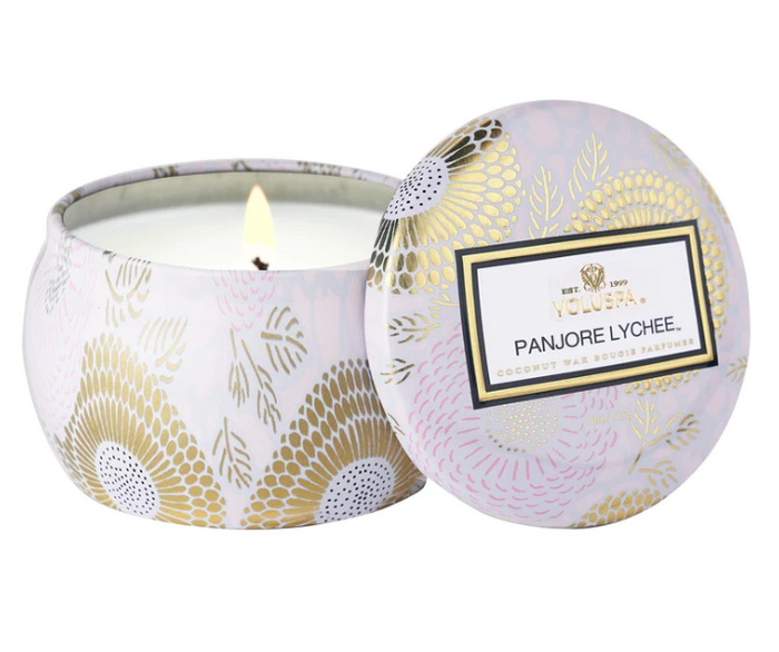 Voluspa Panjore Lychee Mini Tin Candle