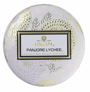 Voluspa Panjore Lychee Mini Tin Candle