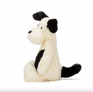 Jellycat Black and Cream Puppy ~Medium