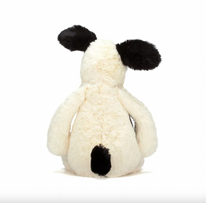 Jellycat Black and Cream Puppy ~Medium