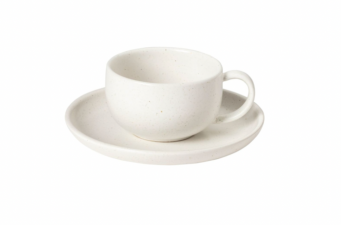 Tea Cup and Saucer Pacifica by Casafina