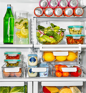 Adjustable Refrigerator Storage Bin