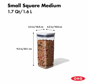 POP Container - Small Square Medium (1.7 Qt.)
