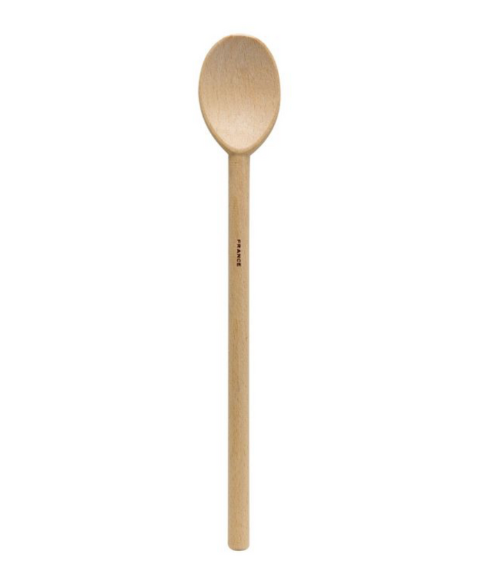 Classic French Beechwood Spoon, 12in