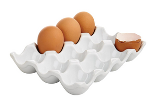 HIC Kitchen Egg Crate, Porcelain
