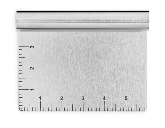 Mrs. Anderson's Baking Pastry Dough Cutter Scraper with Measurements