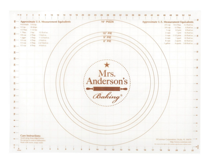 Mrs. Anderson's Baking Non-Slip Pastry Rolling Mat