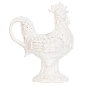 Juliska Clever Creatures Ceramic Rooster Pitcher