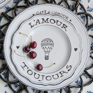 Juliska L'Amour Toujours Dessert/Salad Plate