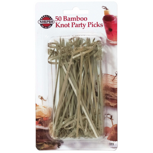 Norpro Bamboo Knot Party Picks, 50pcs