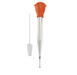 HIC Kitchen Baster with Cleaning Brush and Needle, 2oz