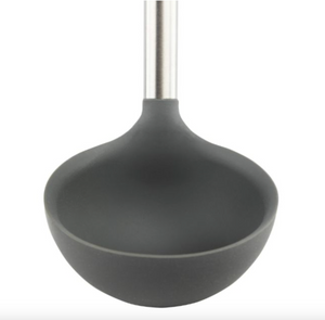 SILICONE LADLE SS HANDLE CHARCOAL