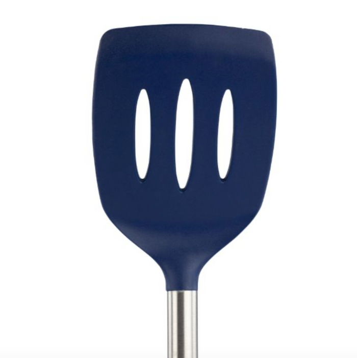 SILICONE SLOTTED TURNER DEEP INDIGO