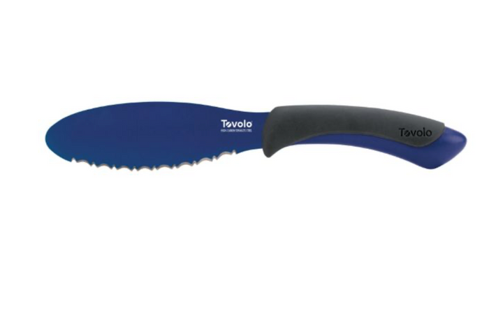 5.5" COMFORT GRIP BAGEL KNIFE - DEEP INDIGO