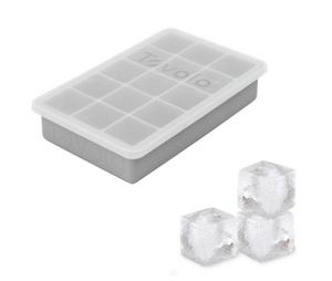 PERFECT CUBE ICE TRAY WITH LID - OYSTER GRAY