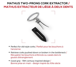 Peugeot Mathus Blade-Style Corkscrew, Black