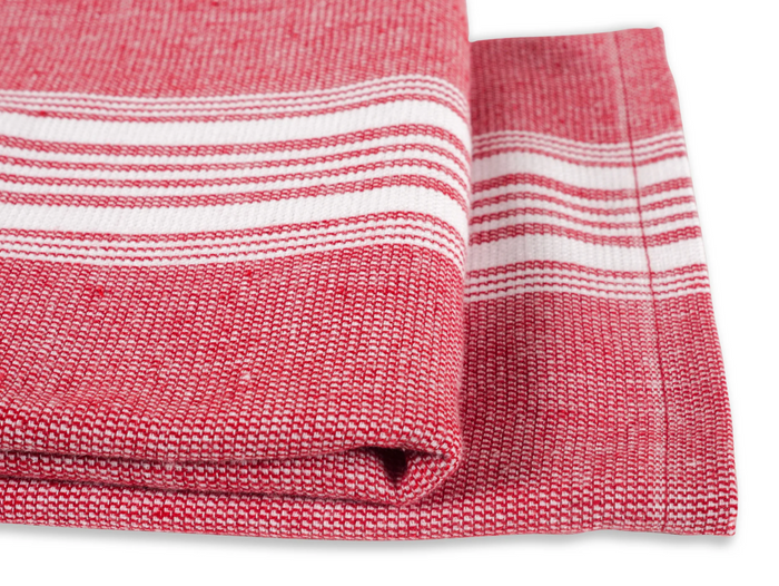 STRADA DUAL PURPOSE KITCHEN TOWEL, RED 20 x 30"