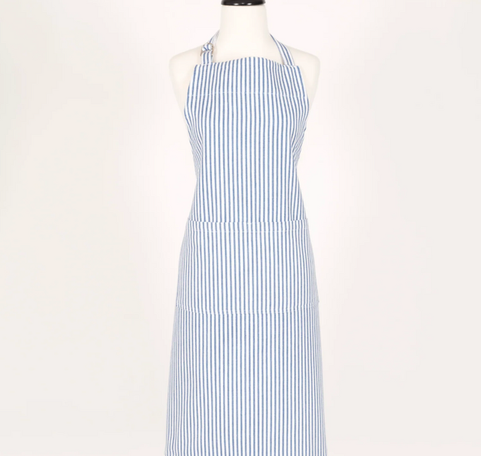 METRO STRIPE APRON, BLUE