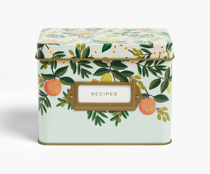 Rifle Paper Co. Recipe Tin- Citrus Floral