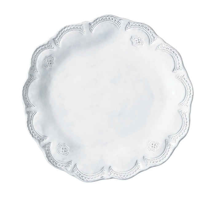 Vietri Incanto Lace European Dinner Plate