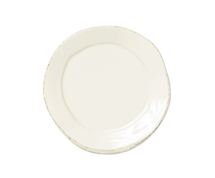 Vietri Lastra Canape Plate, Linen