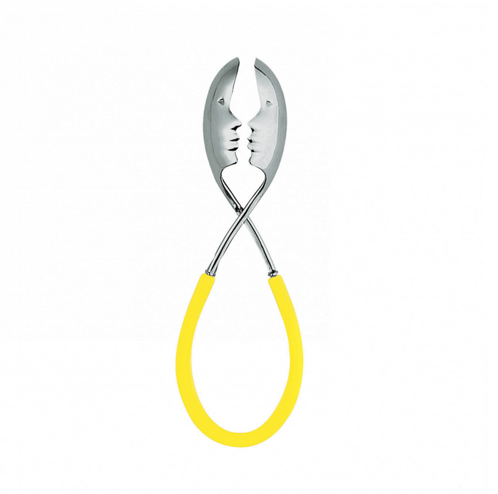 Casa Bugatti Kiss Salad Tongs, Yellow